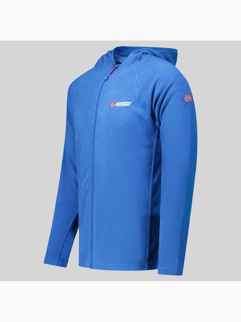 Giacca in pile con cappuccio tugood – geographical norway Blu reale - Kiabi