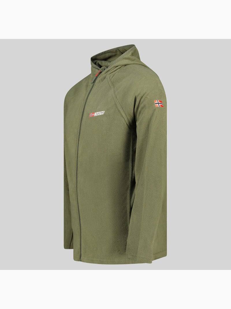 Giacca in pile con cappuccio tugood – geographical norway Cachi - Kiabi