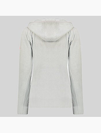 Giacca in pile con cappuccio tugood – geographical norway