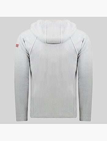 Giacca in pile con cappuccio tugood – geographical norway