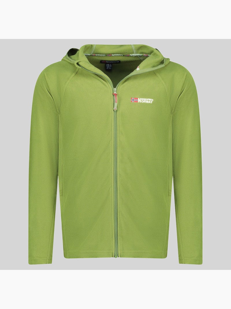Giacca in pile con cappuccio tugood – geographical norway Rosa nude - Kiabi