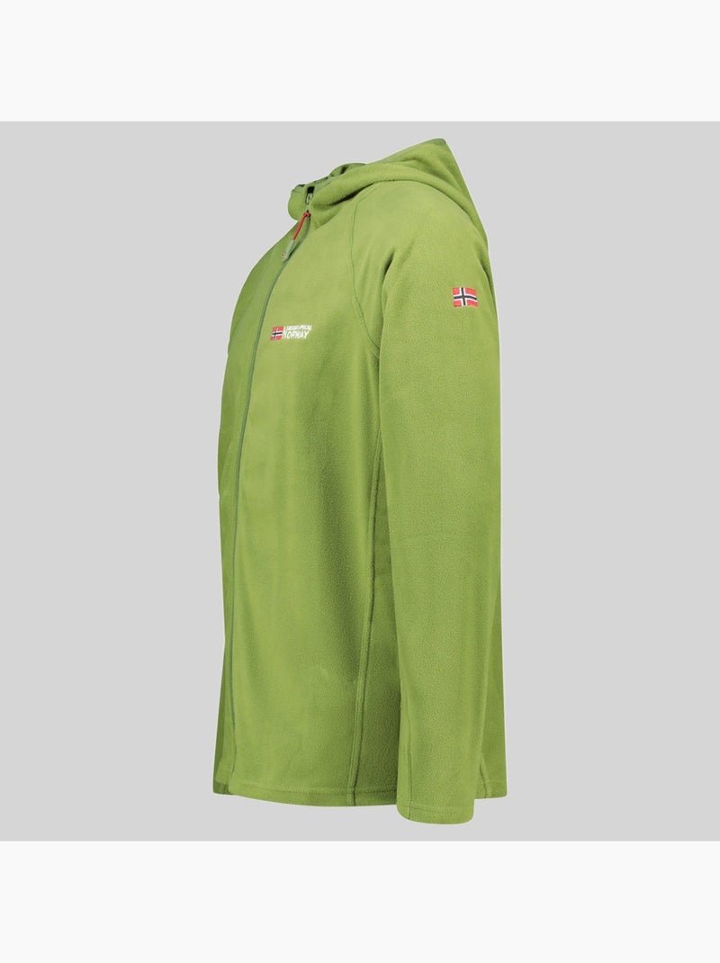 Giacca in pile con cappuccio tugood – geographical norway Rosa nude - Kiabi