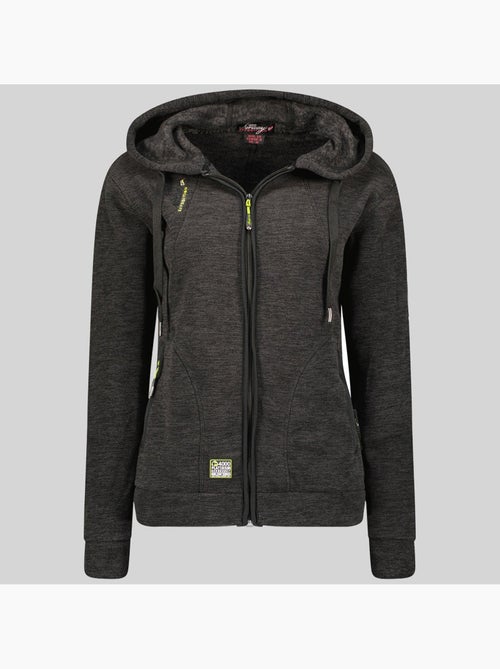 Giacca in pile con cappuccio twelve – geographical norway - Kiabi Giacca in pile con cappuccio twelve – geographical norway - Kiabi