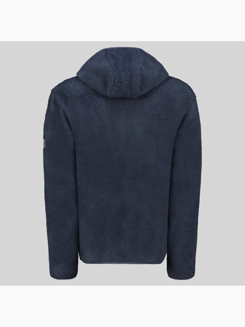 Giacca in pile con cappuccio ucherpim – geographical norway Blu marino - Kiabi
