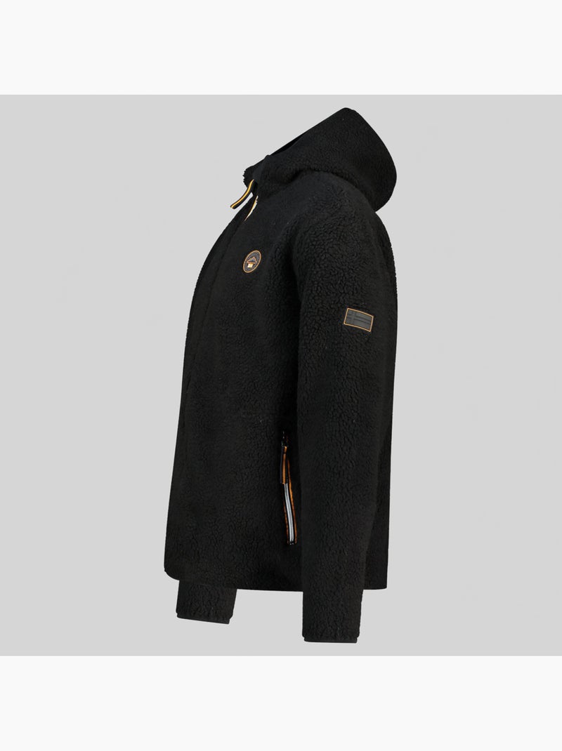 Giacca in pile con cappuccio ucherpim – geographical norway Nero - Kiabi