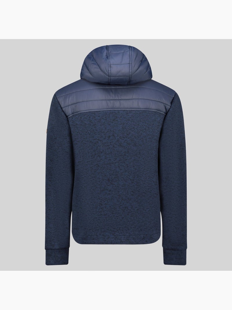 Giacca in pile con cappuccio ummos – geographical norway Blu marino - Kiabi