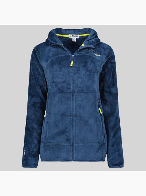 Giacca in pile con cappuccio upalood – geographical norway - Kiabi