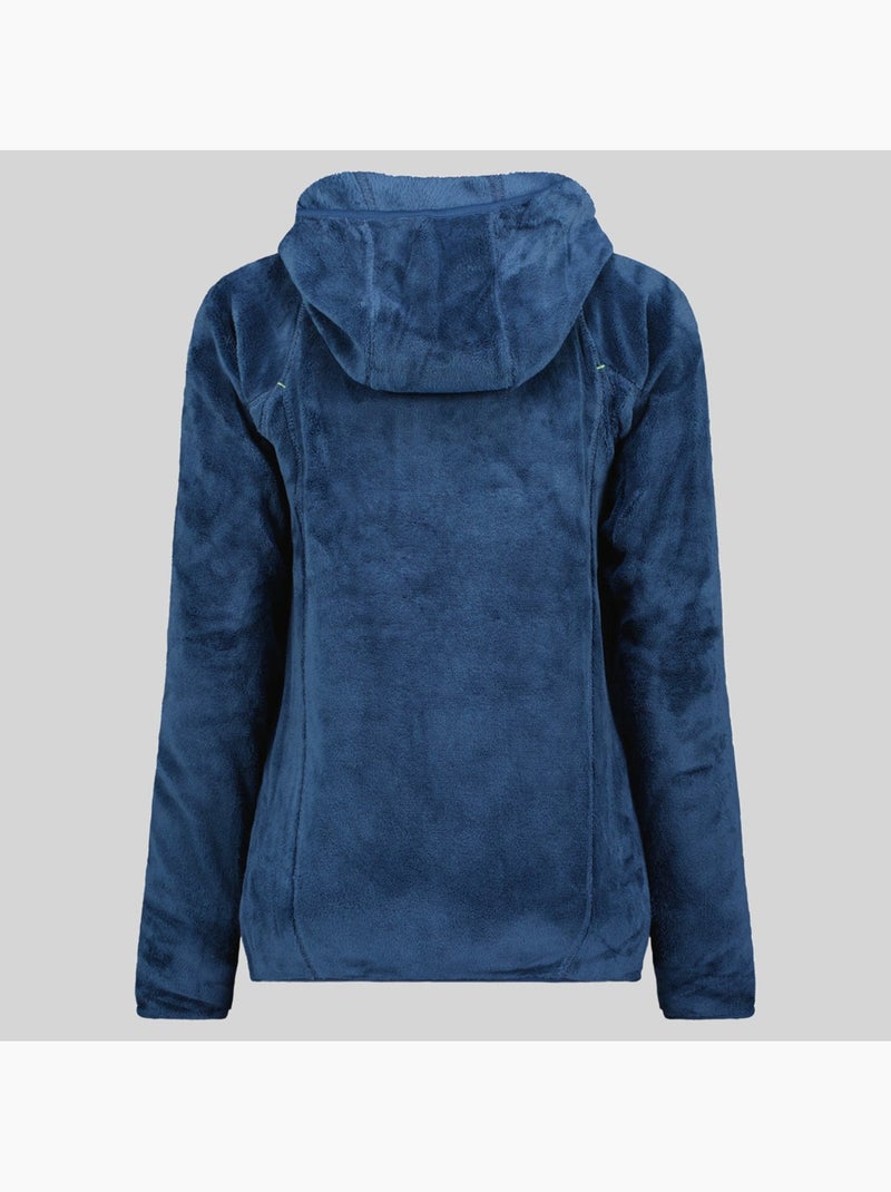 Giacca in pile con cappuccio upalood – geographical norway Blu marino - Kiabi