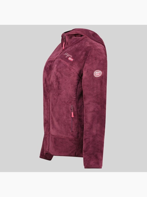 Giacca in pile con cappuccio upalood – geographical norway - Kiabi