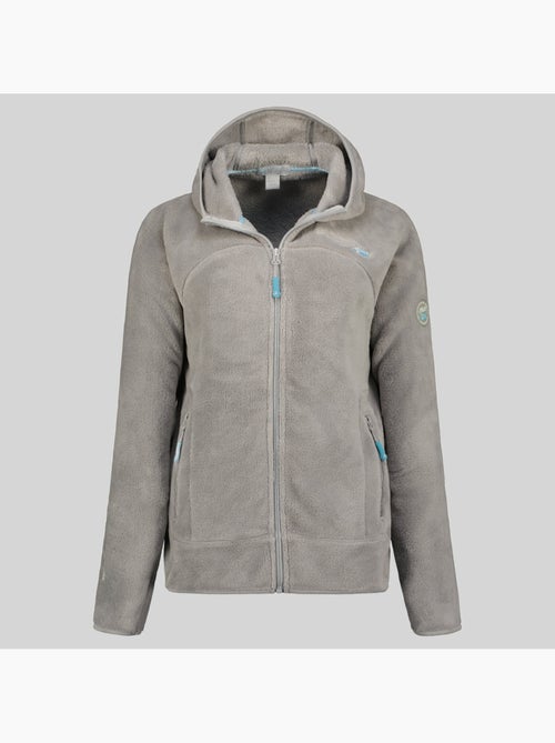 Giacca in pile con cappuccio upalood – geographical norway - Kiabi