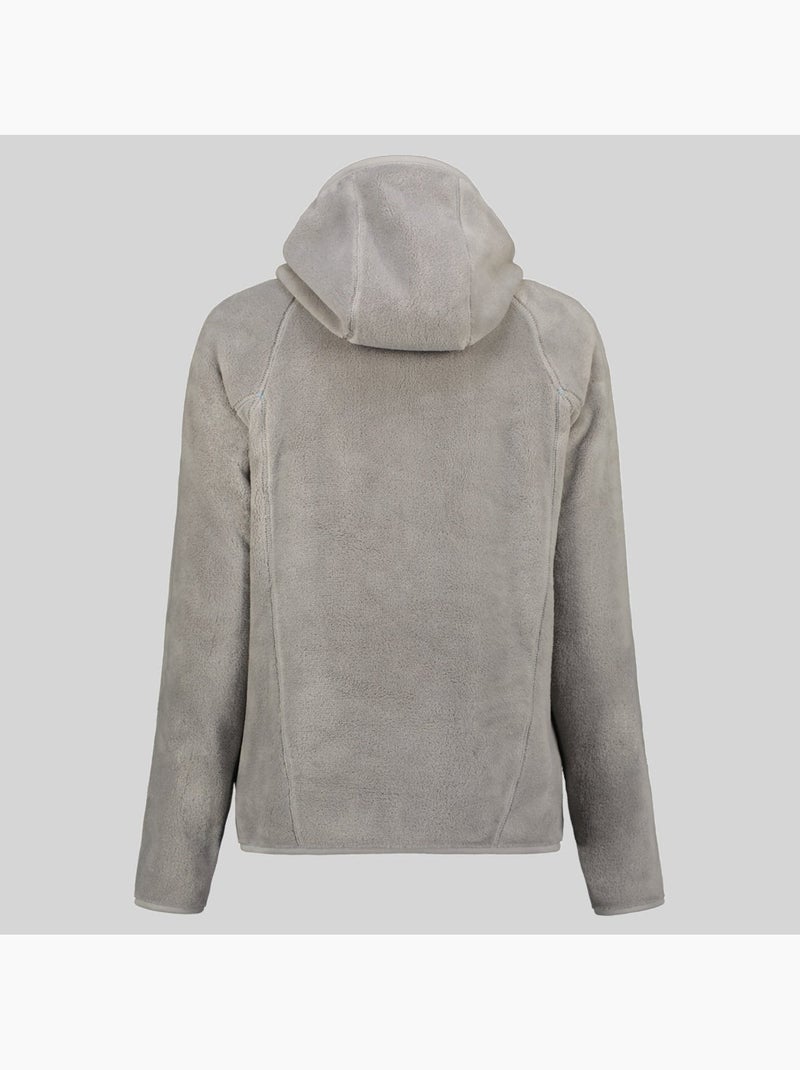 Giacca in pile con cappuccio upalood – geographical norway Grigio chiaro - Kiabi