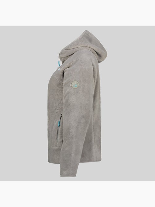 Giacca in pile con cappuccio upalood – geographical norway - Kiabi
