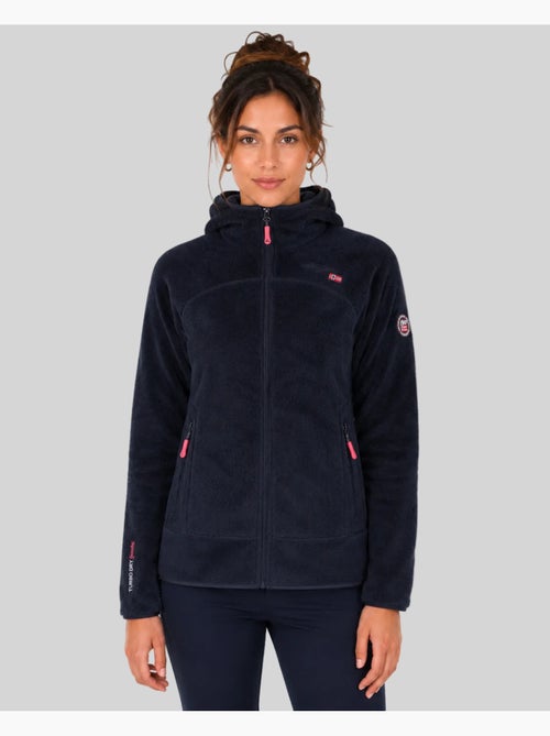 Giacca in pile con cappuccio upalood – geographical norway - Kiabi