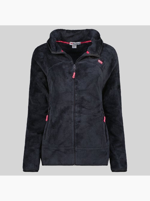Giacca in pile con cappuccio upalood – geographical norway - Kiabi