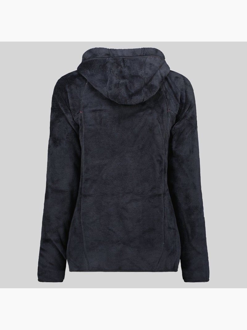 Giacca in pile con cappuccio upalood – geographical norway Nero - Kiabi