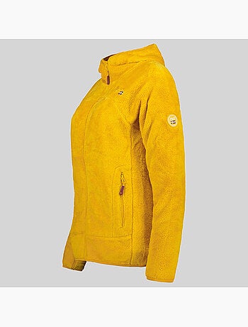 Giacca in pile con cappuccio upalood – geographical norway