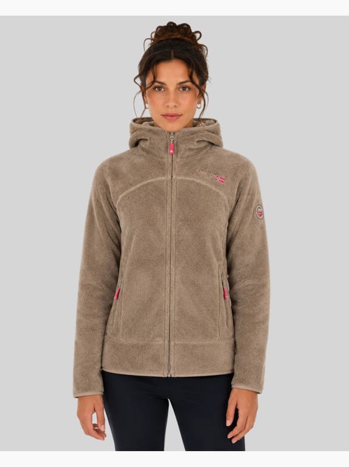 Giacca in pile con cappuccio upalood – geographical norway - Kiabi