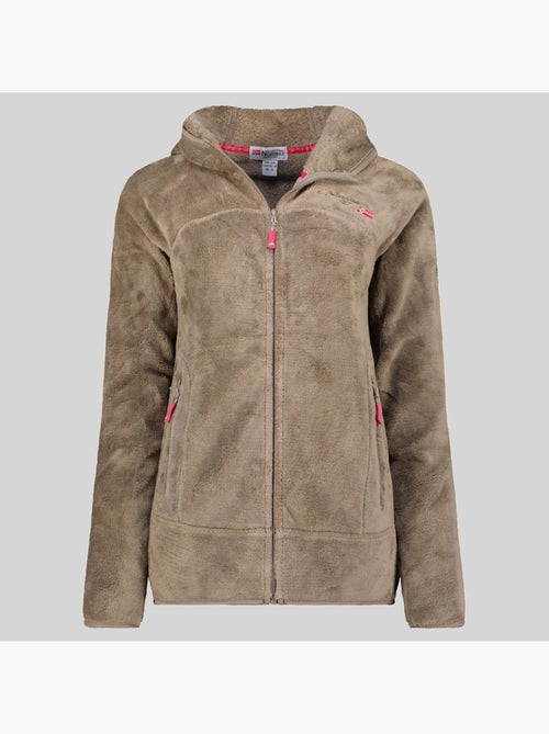 Giacca in pile con cappuccio upalood – geographical norway - Kiabi