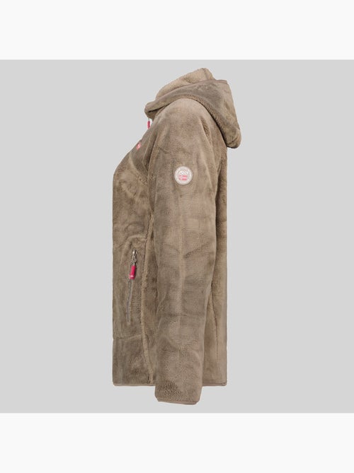 Giacca in pile con cappuccio upalood – geographical norway - Kiabi