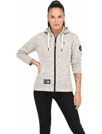 Giacca in pile con collo alto talerteak – canadian peak