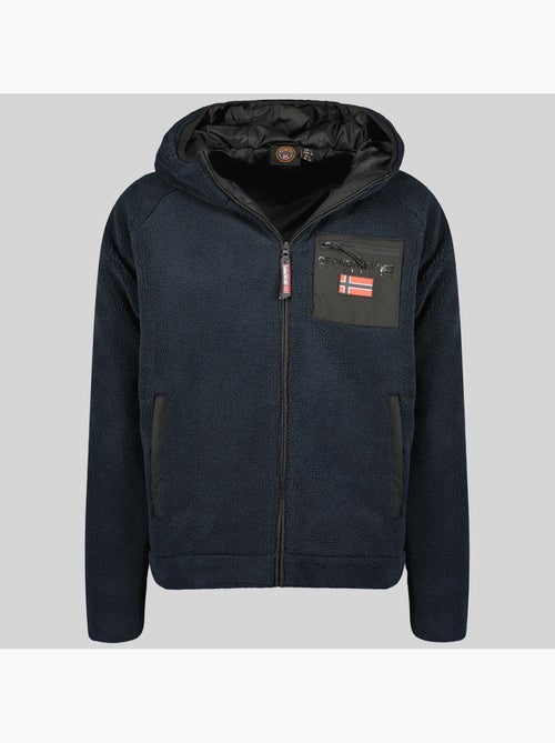 Giacca in pile con zip e cappuccio udaf – geographical norway - Kiabi Giacca in pile con zip e cappuccio udaf – geographical norway - Kiabi