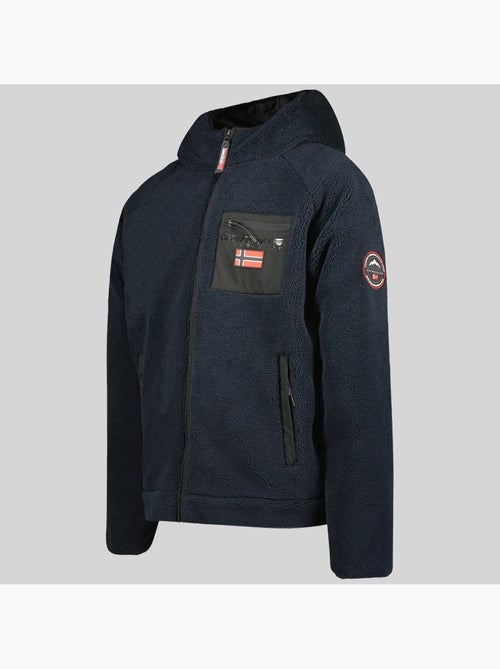 Giacca in pile con zip e cappuccio udaf – geographical norway - Kiabi Giacca in pile con zip e cappuccio udaf – geographical norway - Kiabi