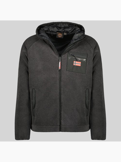 Giacca in pile con zip e cappuccio udaf – geographical norway - Kiabi Giacca in pile con zip e cappuccio udaf – geographical norway - Kiabi