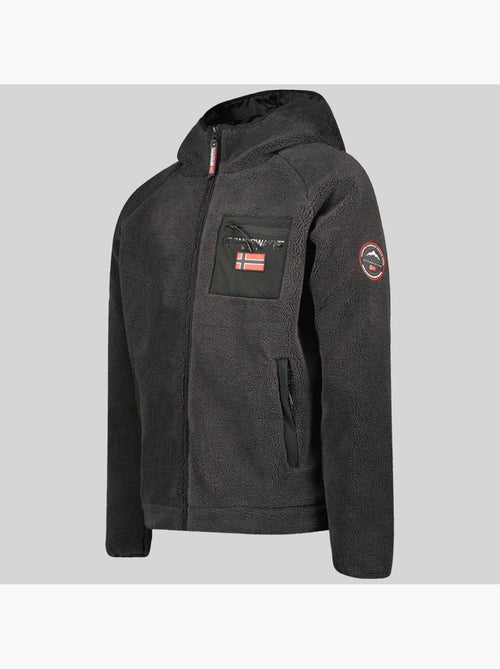 Giacca in pile con zip e cappuccio udaf – geographical norway - Kiabi Giacca in pile con zip e cappuccio udaf – geographical norway - Kiabi