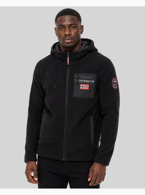 Giacca in pile con zip e cappuccio udaf – geographical norway - Kiabi Giacca in pile con zip e cappuccio udaf – geographical norway - Kiabi
