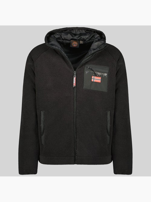 Giacca in pile con zip e cappuccio udaf – geographical norway - Kiabi Giacca in pile con zip e cappuccio udaf – geographical norway - Kiabi