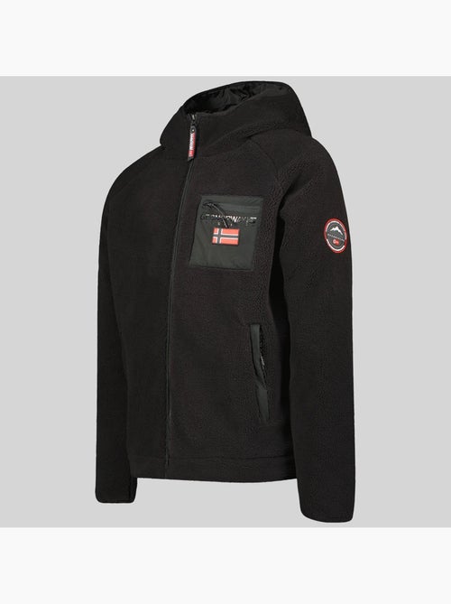 Giacca in pile con zip e cappuccio udaf – geographical norway - Kiabi Giacca in pile con zip e cappuccio udaf – geographical norway - Kiabi