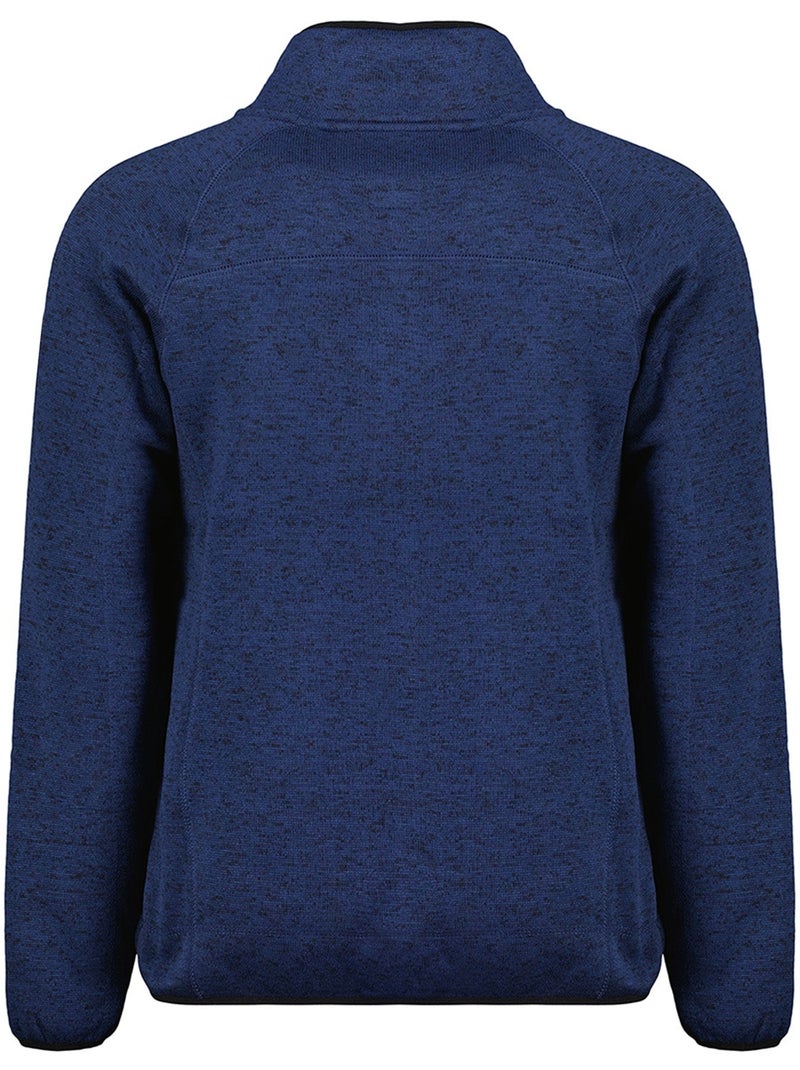 Giacca in pile con zip e collo alto titleak – canadian peak Blu marino - Kiabi