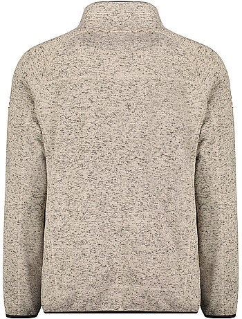 Giacca in pile con zip e collo alto titleak – canadian peak