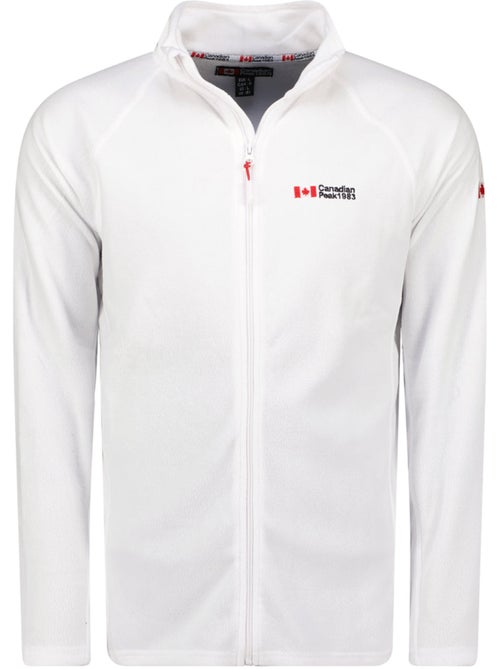Giacca in pile con zip e collo alto tugeak – canadian peak - Kiabi