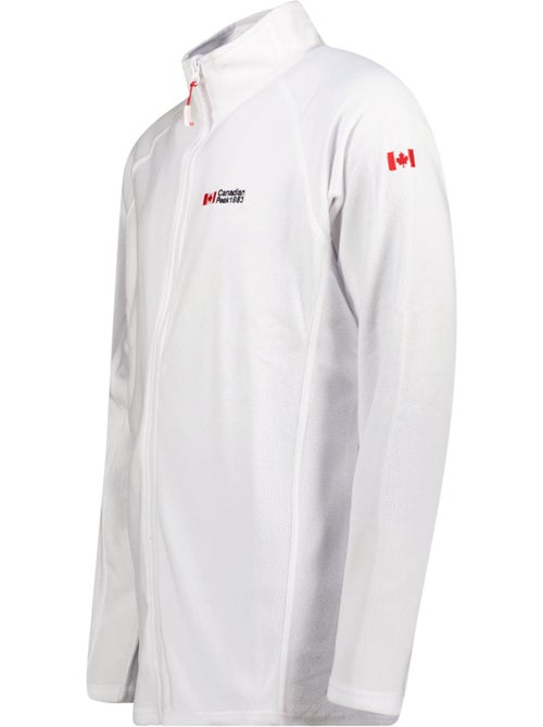 Giacca in pile con zip e collo alto tugeak – canadian peak - Kiabi