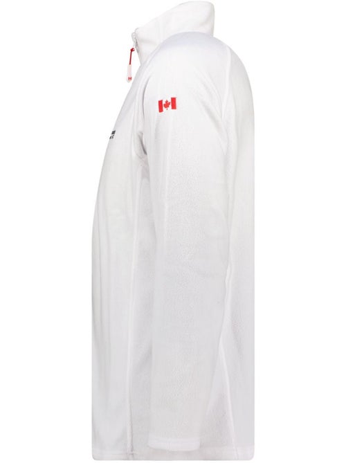 Giacca in pile con zip e collo alto tugeak – canadian peak - Kiabi