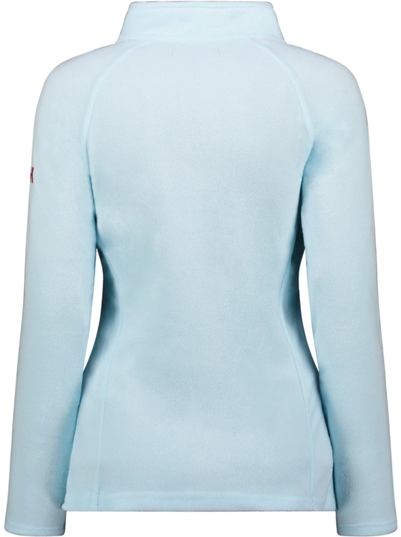 Giacca in pile con zip e collo alto tugeak – canadian peak Blu cielo - Kiabi