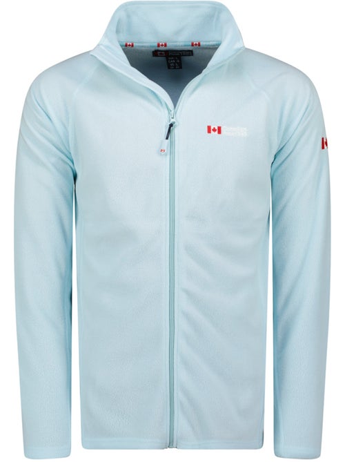 Giacca in pile con zip e collo alto tugeak – canadian peak - Kiabi