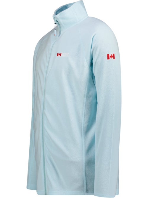 Giacca in pile con zip e collo alto tugeak – canadian peak - Kiabi