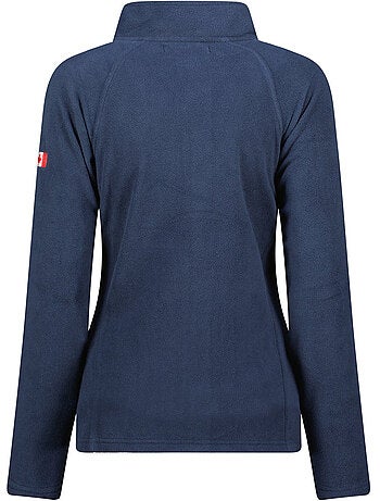 Giacca in pile con zip e collo alto tugeak – canadian peak