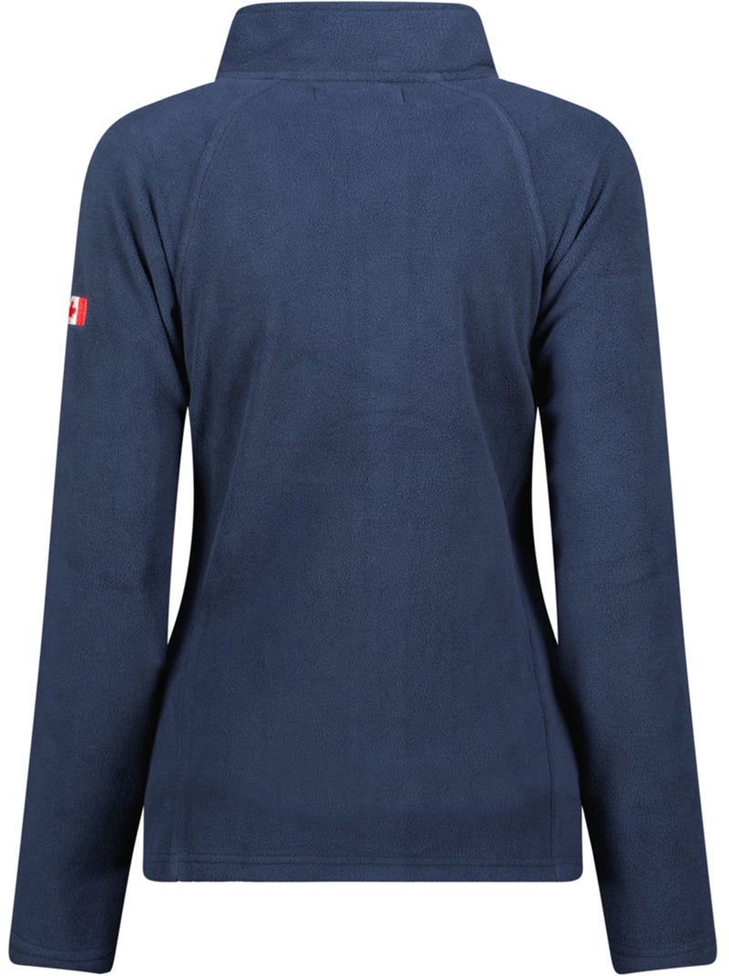 Giacca in pile con zip e collo alto tugeak – canadian peak Blu marino - Kiabi
