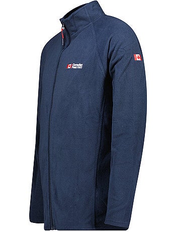 Giacca in pile con zip e collo alto tugeak – canadian peak