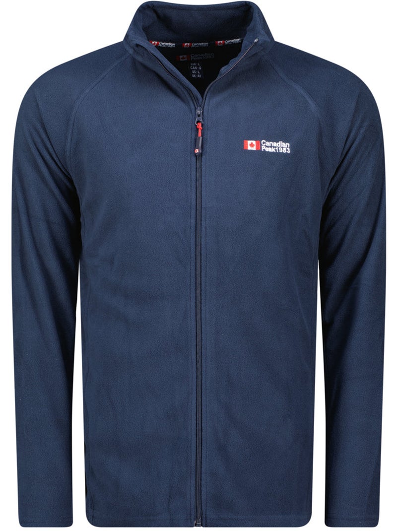Giacca in pile con zip e collo alto tugeak – canadian peak Blu marino - Kiabi