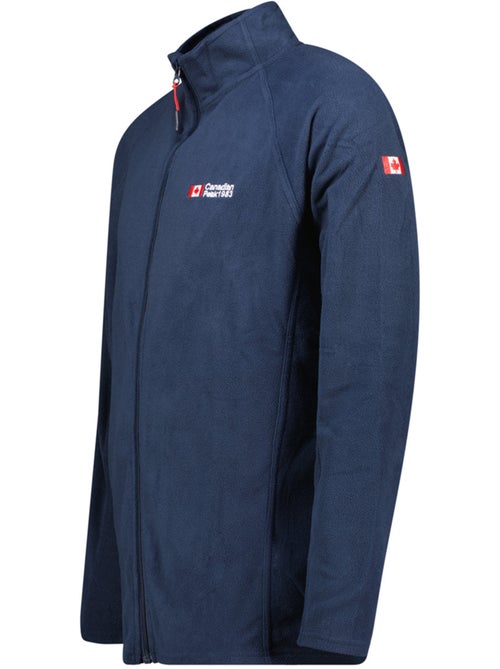 Giacca in pile con zip e collo alto tugeak – canadian peak - Kiabi
