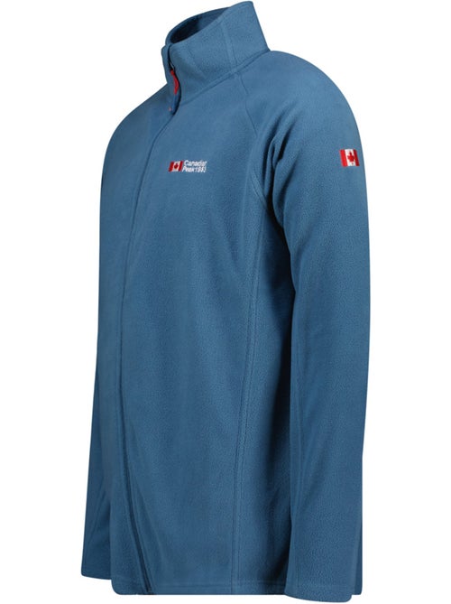 Giacca in pile con zip e collo alto tugeak – canadian peak - Kiabi