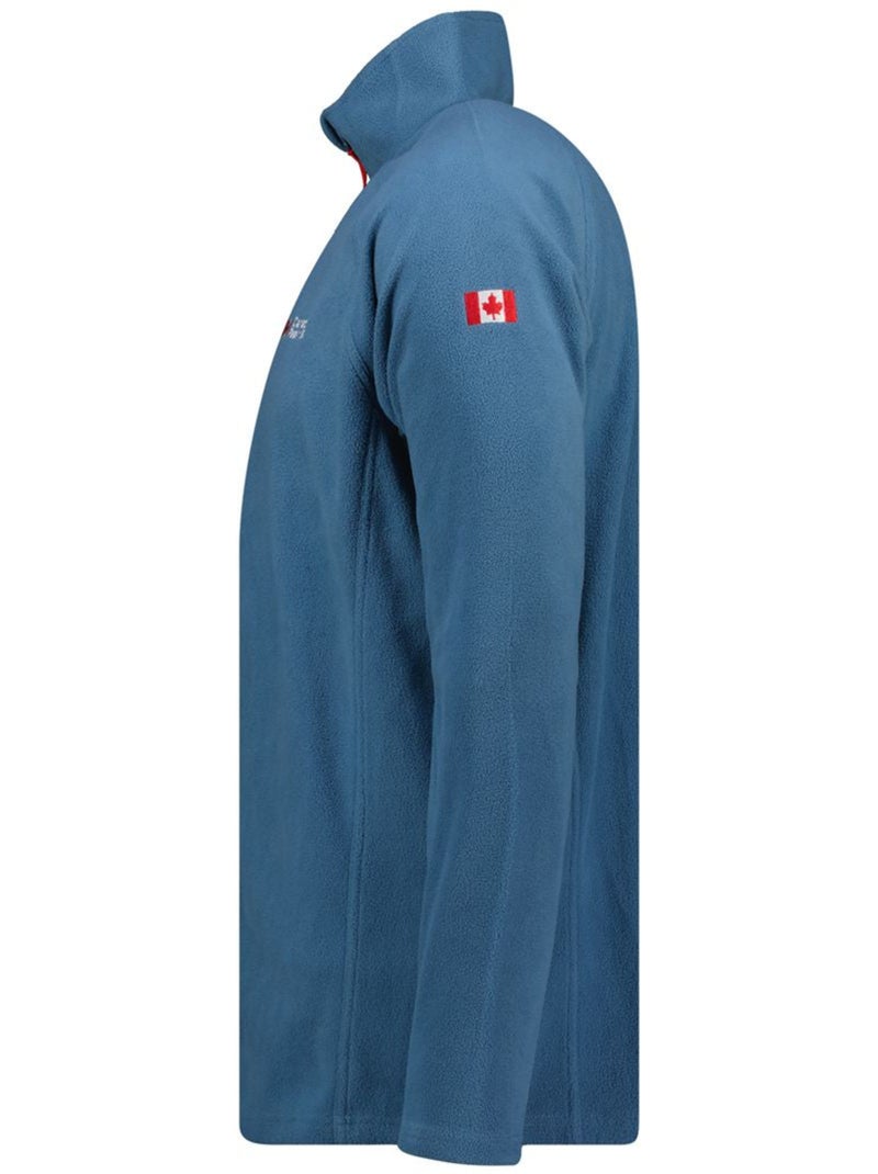 Giacca in pile con zip e collo alto tugeak – canadian peak Blu petrolio - Kiabi