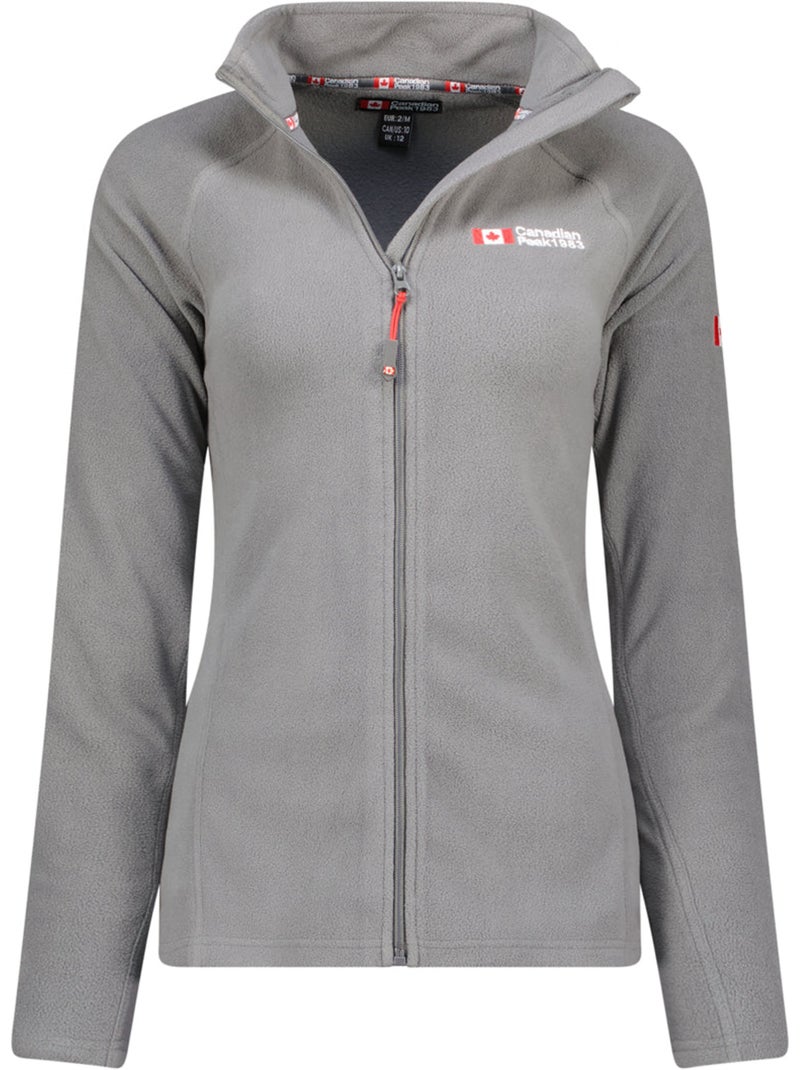 Giacca in pile con zip e collo alto tugeak – canadian peak Grigio scuro - Kiabi