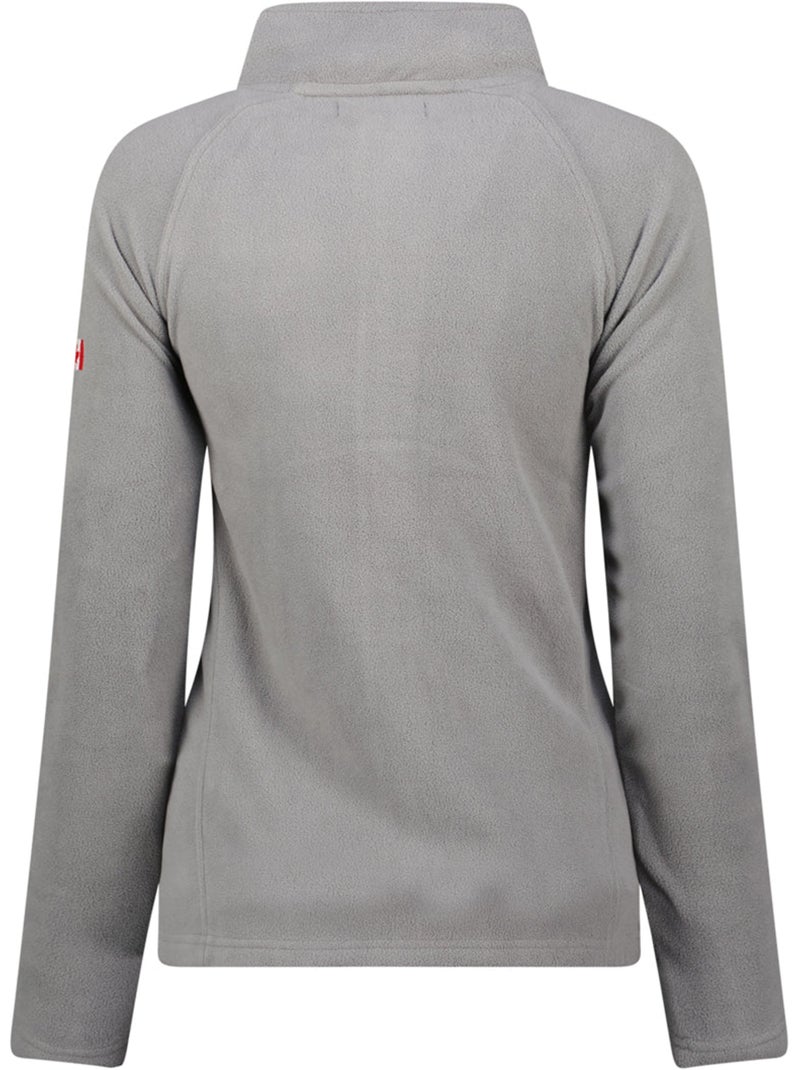 Giacca in pile con zip e collo alto tugeak – canadian peak Grigio scuro - Kiabi