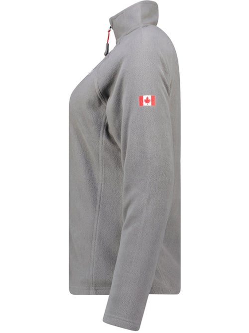 Giacca in pile con zip e collo alto tugeak – canadian peak - Kiabi Giacca in pile con zip e collo alto tugeak – canadian peak - Kiabi