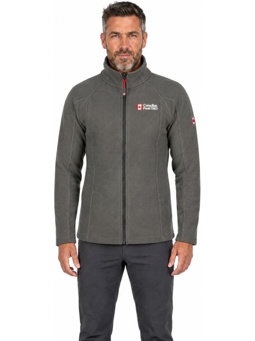 Giacca in pile con zip e collo alto tugeak – canadian peak - Kiabi